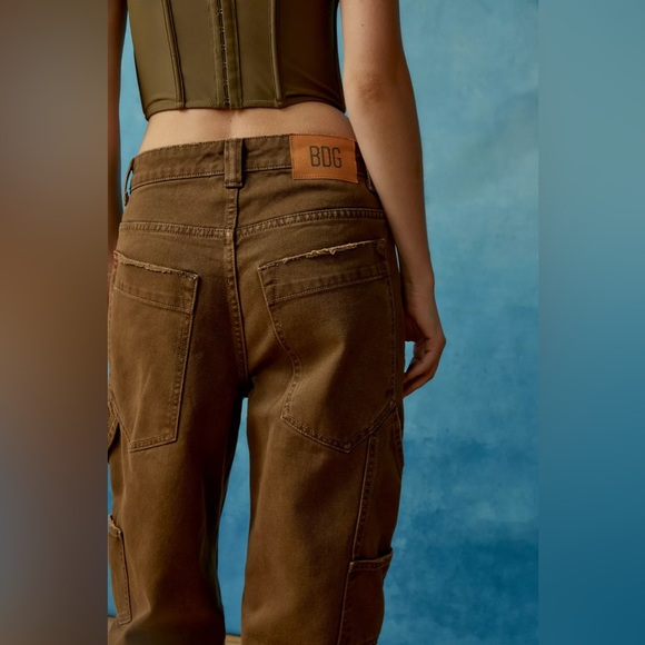 Urban Outfitters BDG Bella Baggy Carpenter in Brown size 27 - Picture 6 of 9